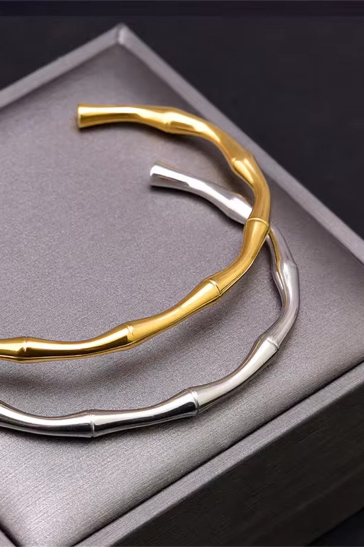 PULSERA BAMBÚ PLATA