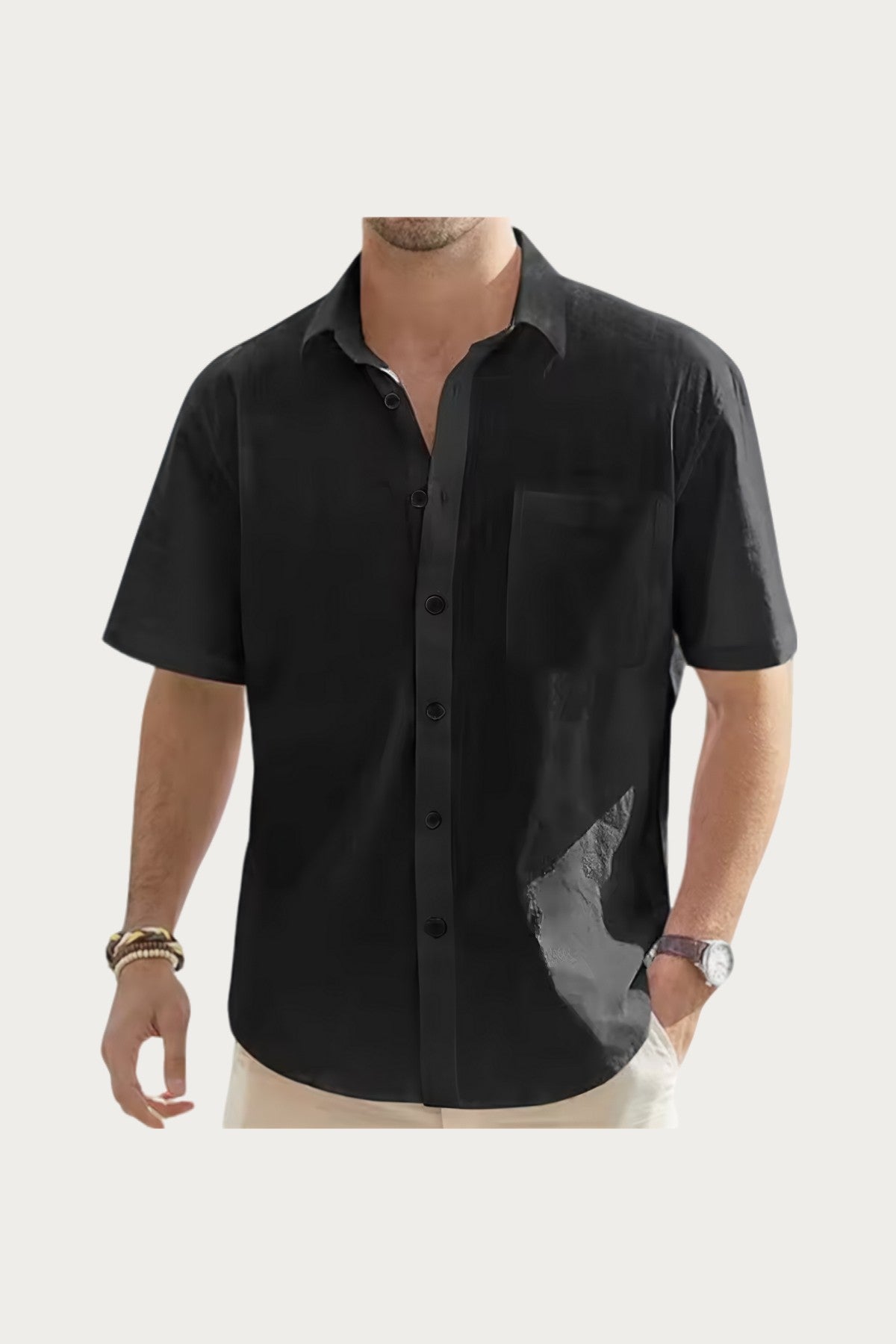 CAMISA DE MANGA CORTA CANARIAS