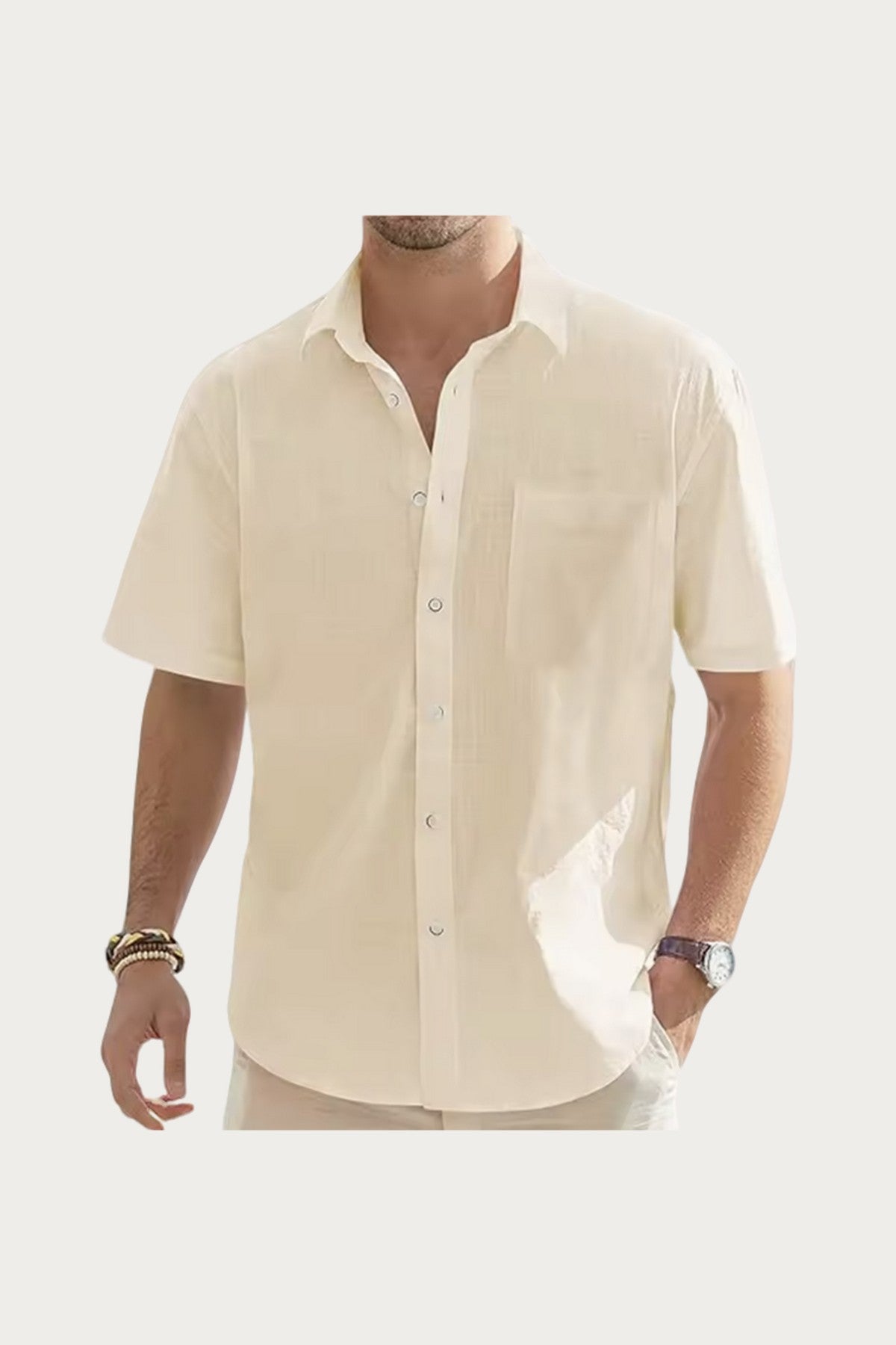CAMISA DE MANGA CORTA CANARIAS