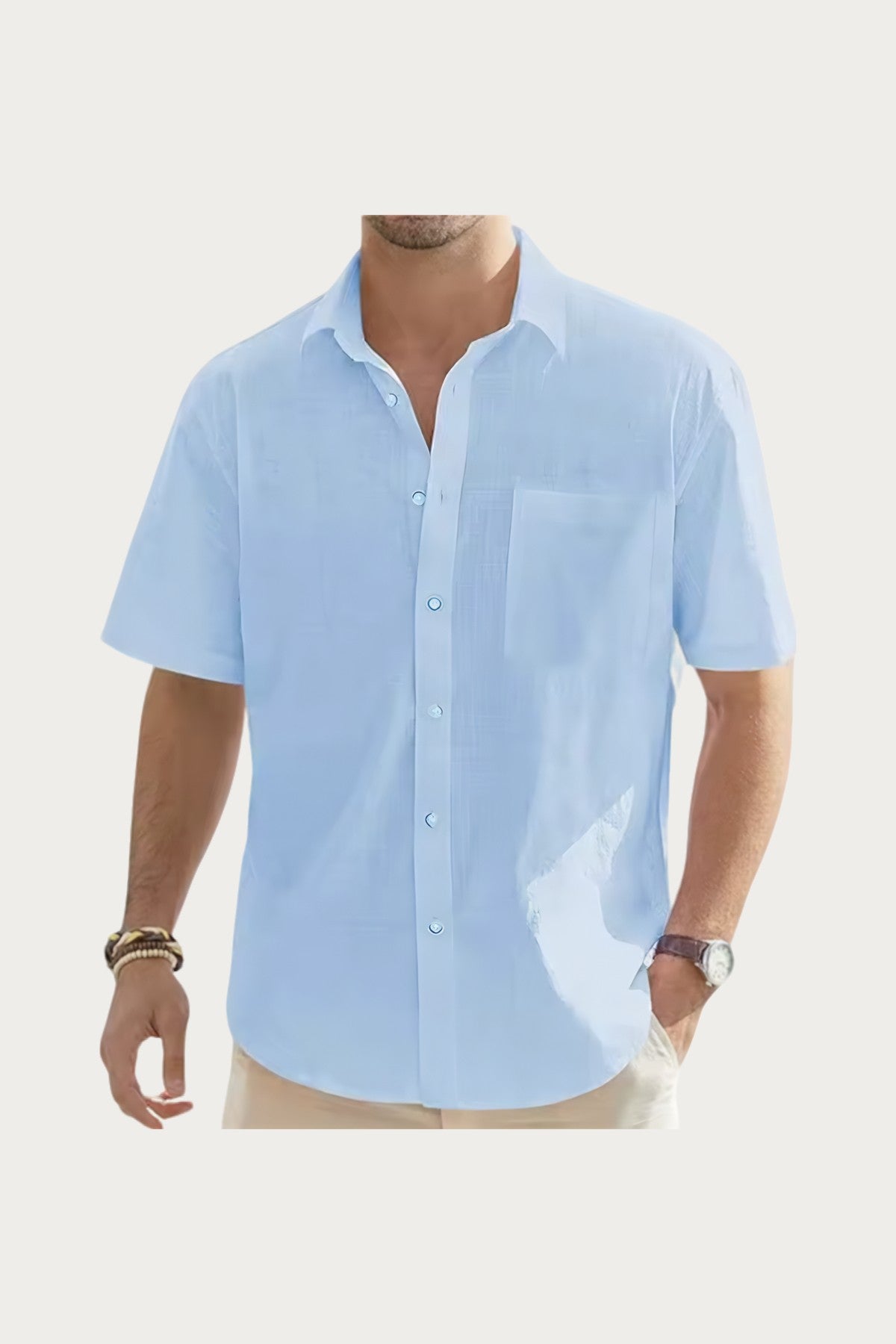 CAMISA DE MANGA CORTA CANARIAS