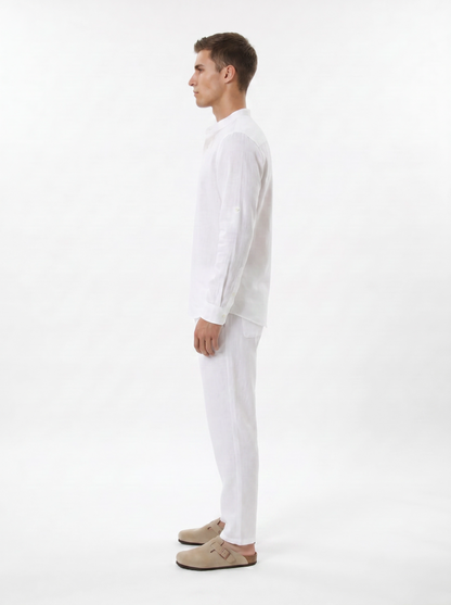 CAMISA DE LINO BLANCA