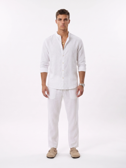 CAMISA DE LINO BLANCA