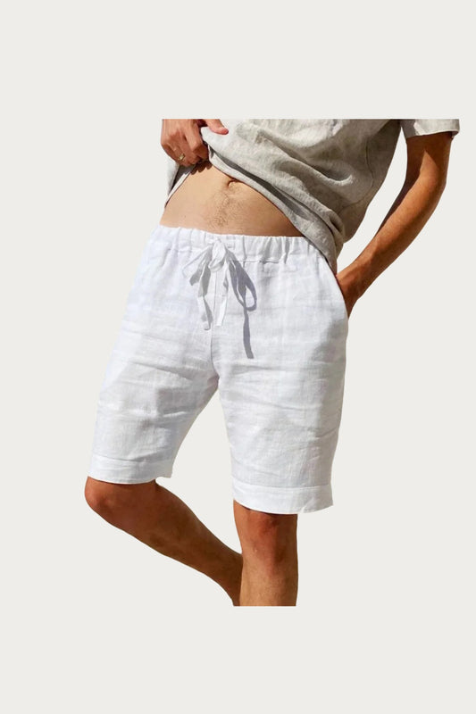 PANTALÓN DE LINO CORTO AMALFI