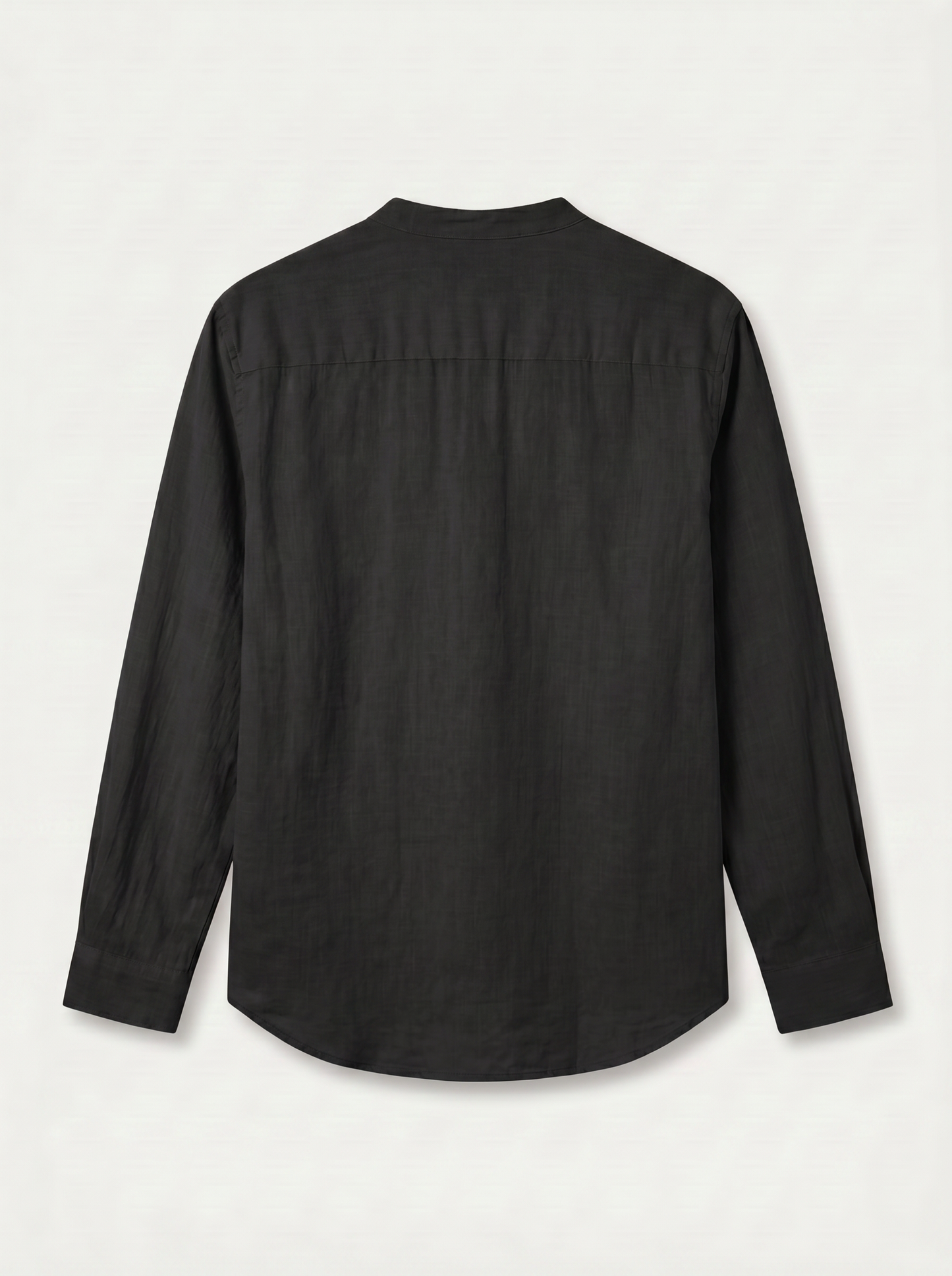 CAMISA DE LINO POLERA NEGRA