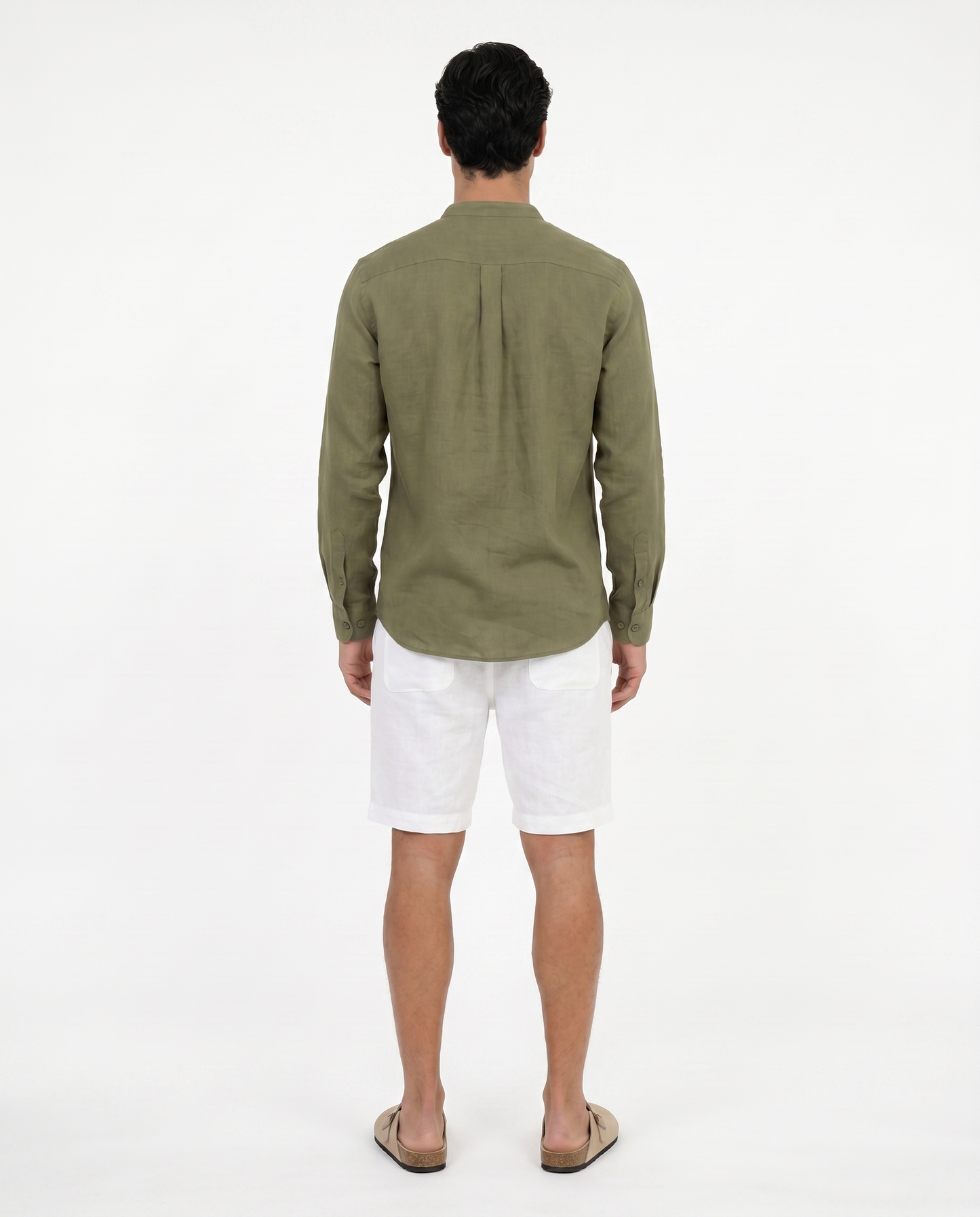 CAMISA DE LINO VERDE