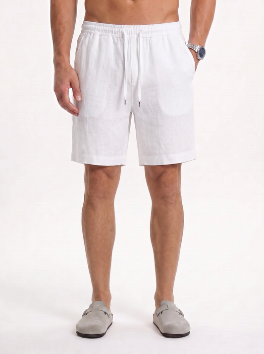 PANTALÓN DE LINO CORTO