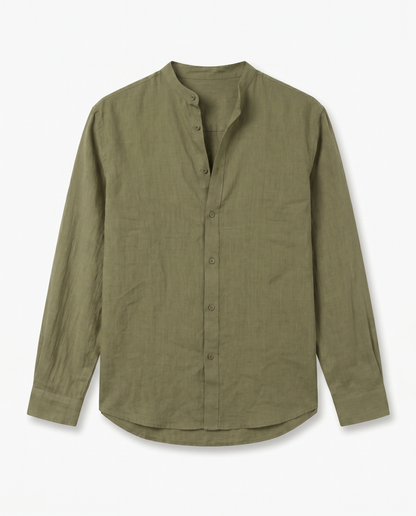 CAMISA DE LINO VERDE