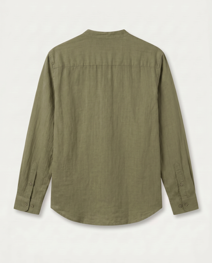 CAMISA DE LINO VERDE