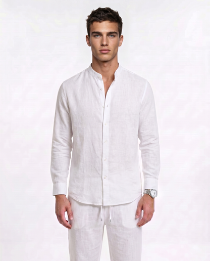 CAMISA DE LINO BLANCA